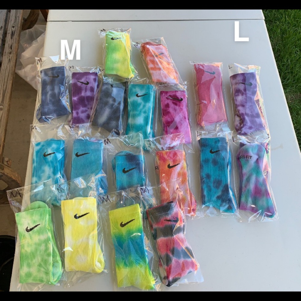 Tie-Dye Nike Socks